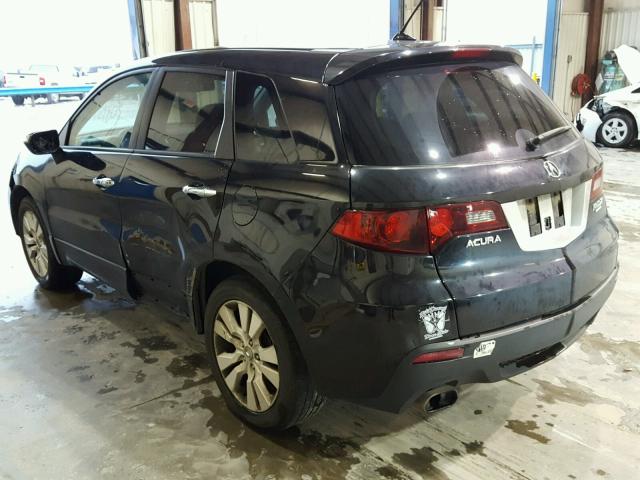 5J8TB2H20AA005057 - 2010 ACURA RDX BLACK photo 3