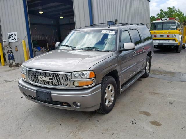 1GKFK66U95J134447 - 2005 GMC YUKON XL D GRAY photo 2