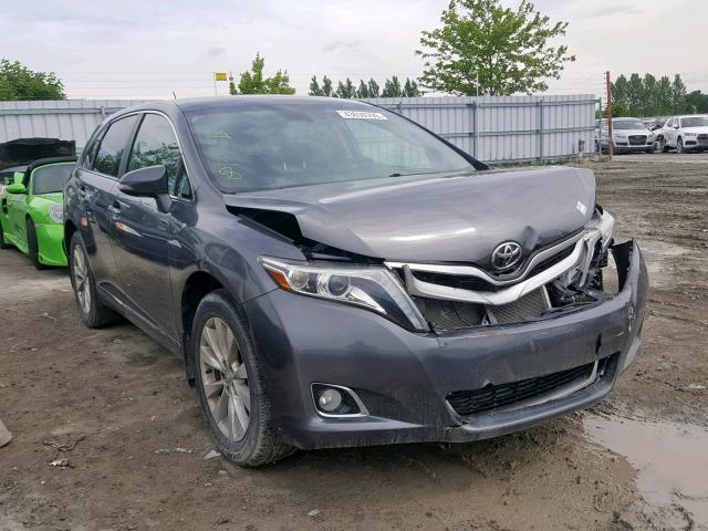 4T3BA3BB6EU058641 - 2014 TOYOTA VENZA LE GRAY photo 1