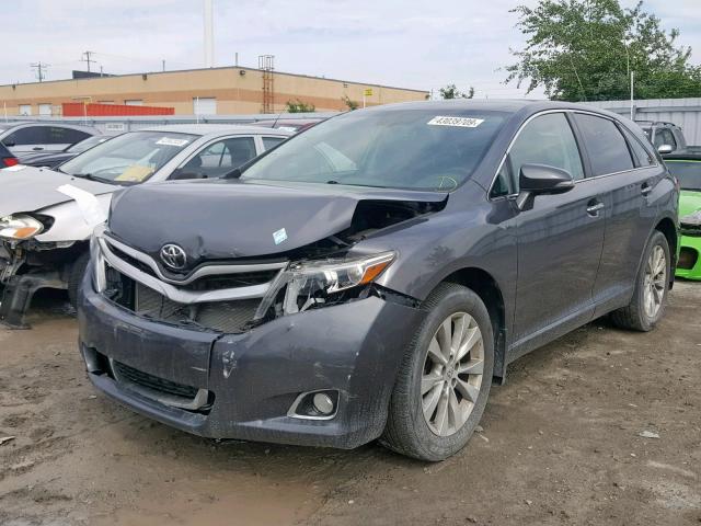 4T3BA3BB6EU058641 - 2014 TOYOTA VENZA LE GRAY photo 2