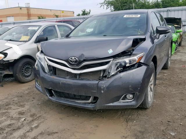 4T3BA3BB6EU058641 - 2014 TOYOTA VENZA LE GRAY photo 9