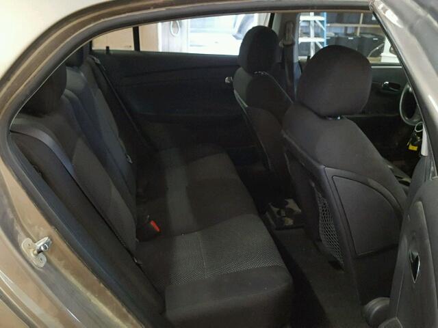 1G1ZH57B18F178425 - 2008 CHEVROLET MALIBU 1LT TAN photo 6