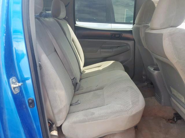 3TMLU42N99M022977 - 2009 TOYOTA TACOMA DOU BLUE photo 6