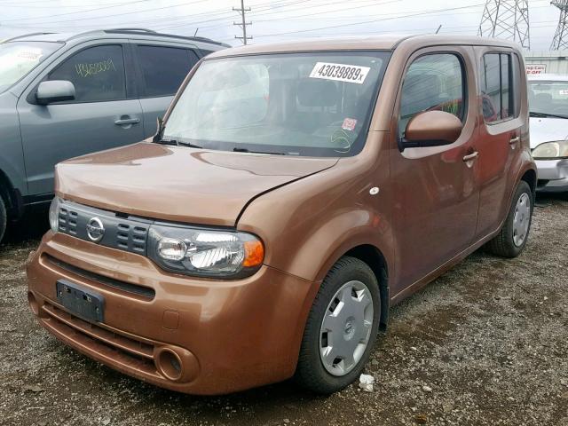 JN8AZ2KR3BT200748 - 2011 NISSAN CUBE BASE BROWN photo 2