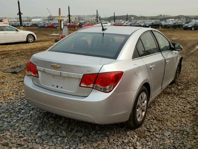 1G1PC5SB2D7286862 - 2013 CHEVROLET CRUZE LT SILVER photo 4