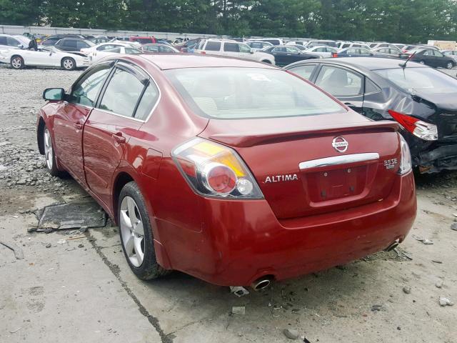 1N4BL21E48C204306 - 2008 NISSAN ALTIMA 3.5 RED photo 3