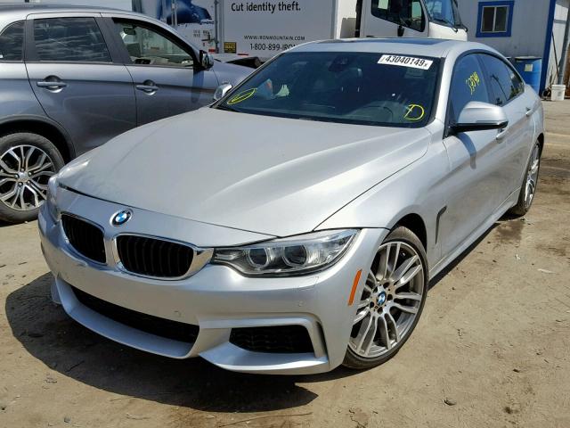 WBA4A5C50FG051062 - 2015 BMW 428 I SILVER photo 2