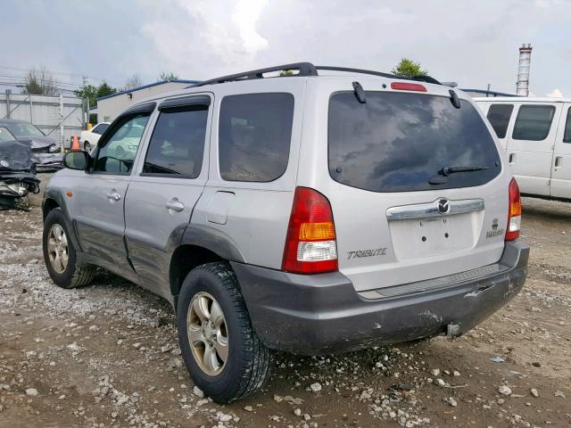 4F2CZ94153KM49936 - 2003 MAZDA TRIBUTE LX SILVER photo 3