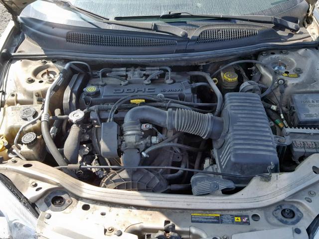 1C3EL46X54N327774 - 2004 CHRYSLER SEBRING LX TAN photo 7