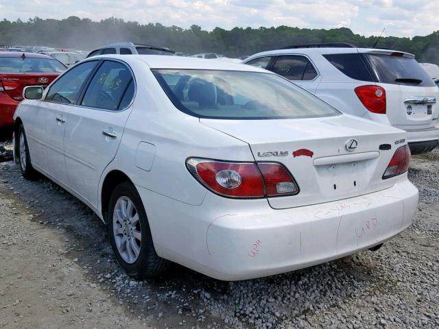 JTHBF30G420047510 - 2002 LEXUS ES 300 WHITE photo 3