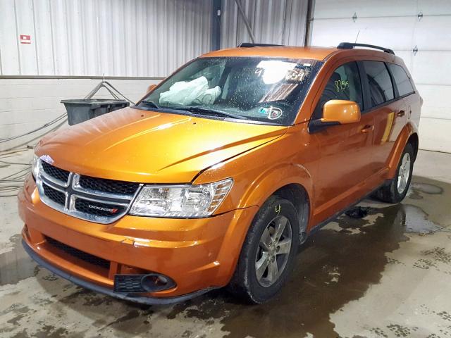 3D4PH1FG6BT503476 - 2011 DODGE JOURNEY MA ORANGE photo 2