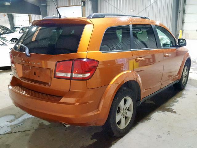 3D4PH1FG6BT503476 - 2011 DODGE JOURNEY MA ORANGE photo 4