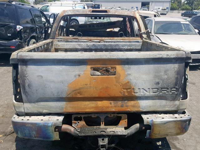 5TFEY5F15KX245091 - 2019 TOYOTA TUNDRA CRE BURN photo 10