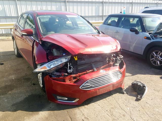 1FADP3N29GL262803 - 2016 FORD FOCUS TITA RED photo 1