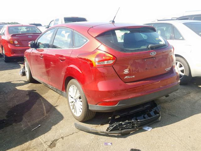 1FADP3N29GL262803 - 2016 FORD FOCUS TITA RED photo 3