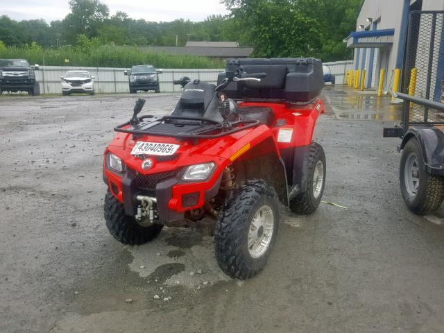 3JBEGHK14BJ000089 - 2011 CAN-AM OUTLANDER RED photo 2