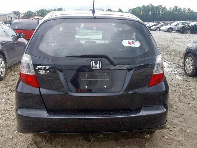 JHMGE8H3XDC035810 - 2013 HONDA FIT BLACK photo 9