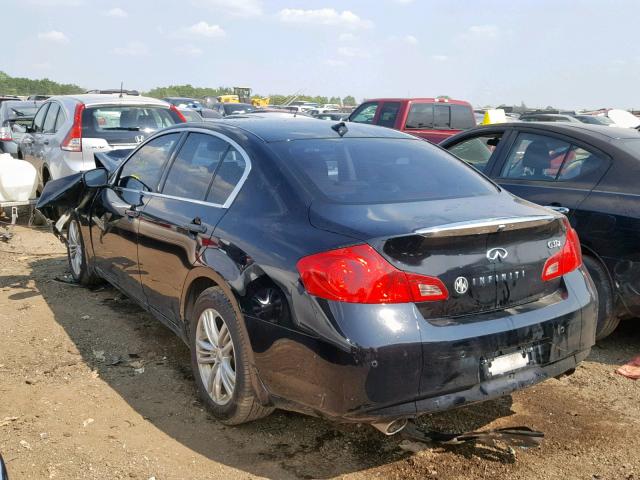 JN1CV6AR5BM354450 - 2011 INFINITI G37 BLACK photo 3