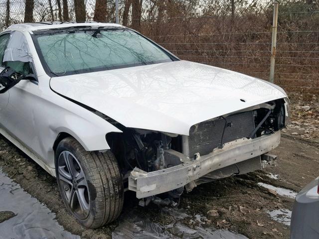 WDDZF4KB9JA359148 - 2018 MERCEDES-BENZ E 300 4MAT WHITE photo 10