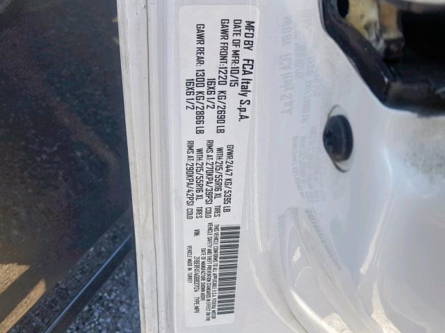 ZFBERFAT4G6B37124 - 2016 RAM PROMASTER 白色 照片 10