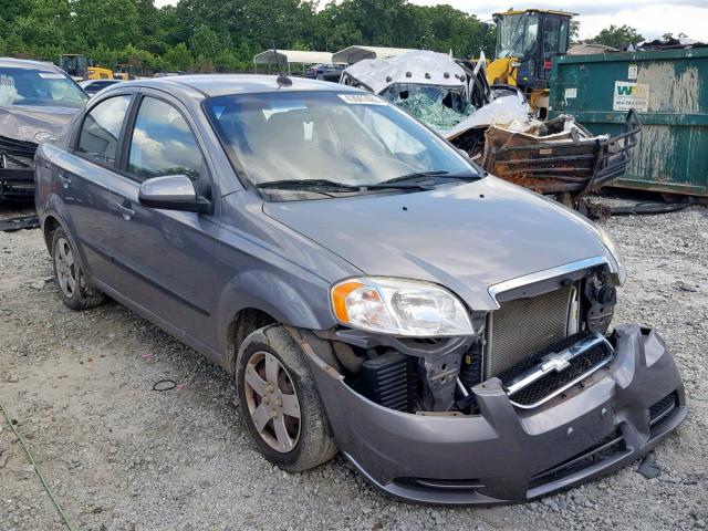 KL1TD5DE9BB201849 - 2011 CHEVROLET AVEO LS GRAY photo 1