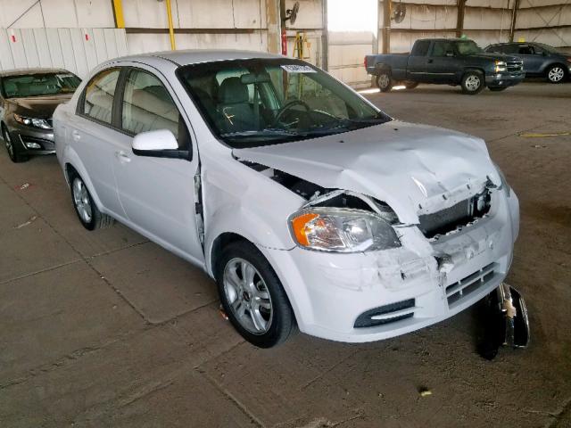 KL1TD5DE3BB113458 - 2011 CHEVROLET AVEO LS WHITE photo 1