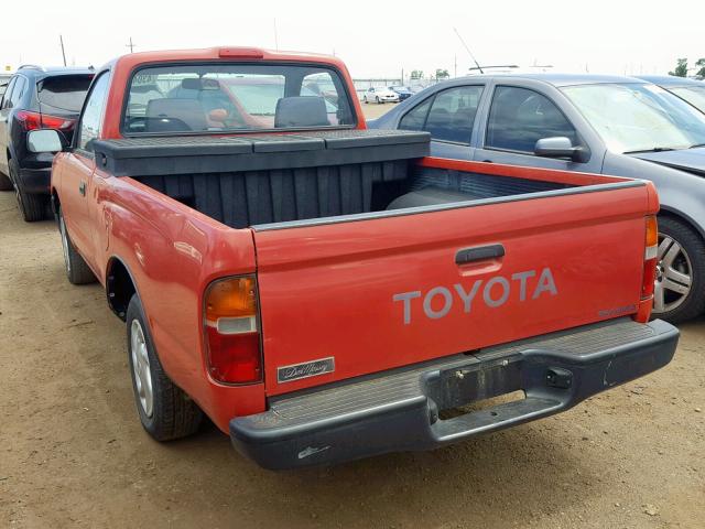 4TANL42NXTZ126620 - 1996 TOYOTA TACOMA RED photo 3