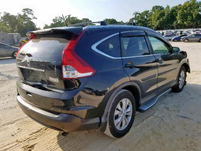 2HKRM3H71DH507173 - 2013 HONDA CR-V EXL BLACK photo 4