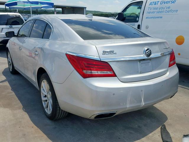 1G4GB5G3XGF126567 - 2016 BUICK LACROSSE SILVER photo 3