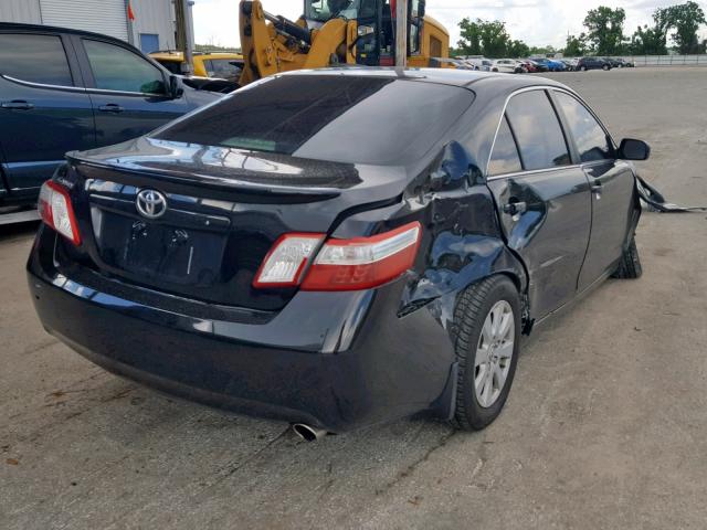 4T1BB46K59U069738 - 2009 TOYOTA CAMRY HYBR BLACK photo 4