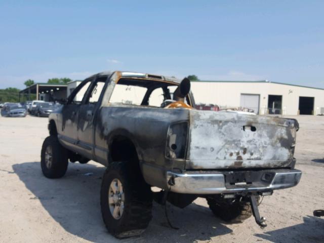 1D7KS28C07J545865 - 2007 DODGE RAM 2500 S დამწვარი ფოტო 9