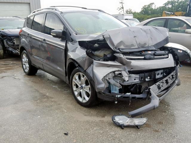 1FMCU0J96EUE21246 - 2014 FORD ESCAPE TIT GRAY photo 1