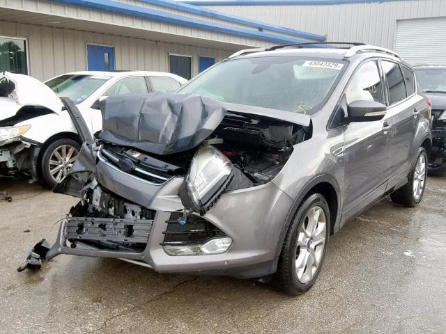 1FMCU0J96EUE21246 - 2014 FORD ESCAPE TIT GRAY photo 2