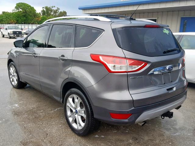 1FMCU0J96EUE21246 - 2014 FORD ESCAPE TIT GRAY photo 3