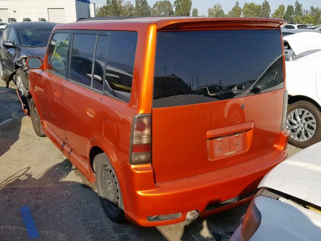 JTLKT324040160830 - 2004 TOYOTA SCION XB 橙色 照片 3