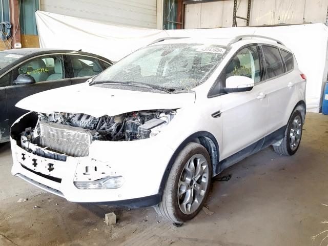 1FMCU9J99GUB38086 - 2016 FORD ESCAPE TIT WHITE photo 2