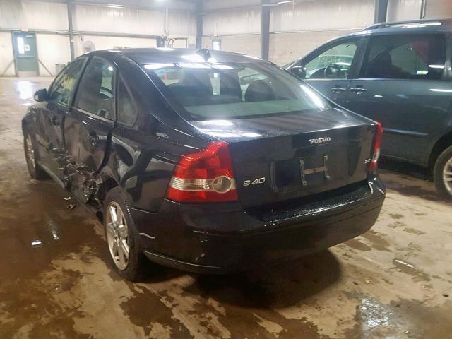 YV1MS390162173243 - 2006 VOLVO S40 2.4I BLACK photo 3