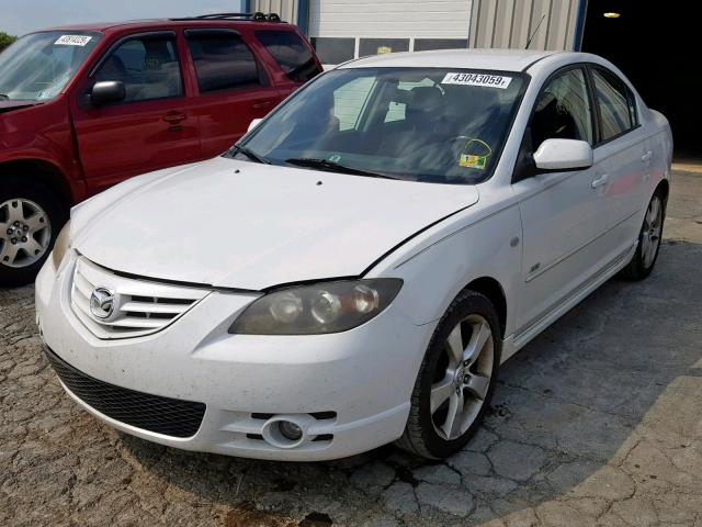 JM1BK323161401944 - 2006 MAZDA 3 S WHITE photo 2