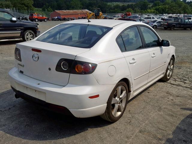 JM1BK323161401944 - 2006 MAZDA 3 S WHITE photo 4