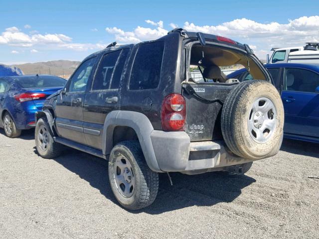 1J4GL48K15W581588 - 2005 JEEP LIBERTY SP GRAY photo 3