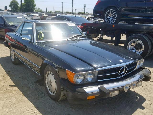 WDBBA48D7HA067347 - 1987 MERCEDES-BENZ 560 SL BLACK photo 1