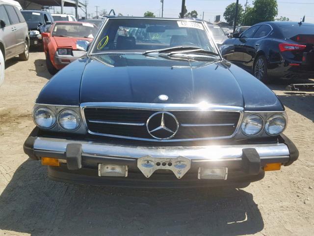 WDBBA48D7HA067347 - 1987 MERCEDES-BENZ 560 SL BLACK photo 9