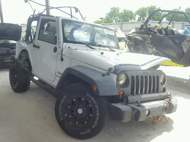 1C4AJWAGXCL204081 - 2012 JEEP WRANGLER S WHITE photo 1