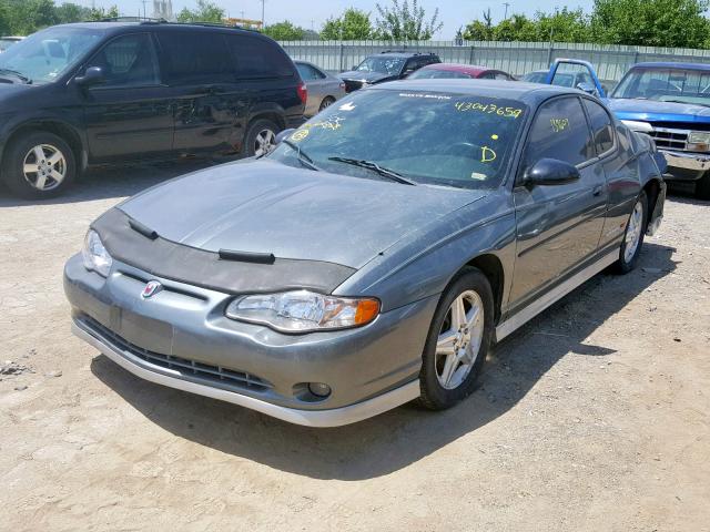 2G1WZ121459200168 - 2005 CHEVROLET MONTE CARL BLUE photo 2