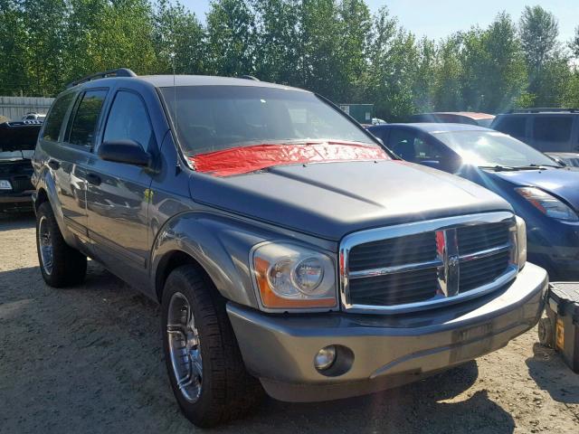 1D4HB48D25F502351 - 2005 DODGE DURANGO SL GRAY photo 1