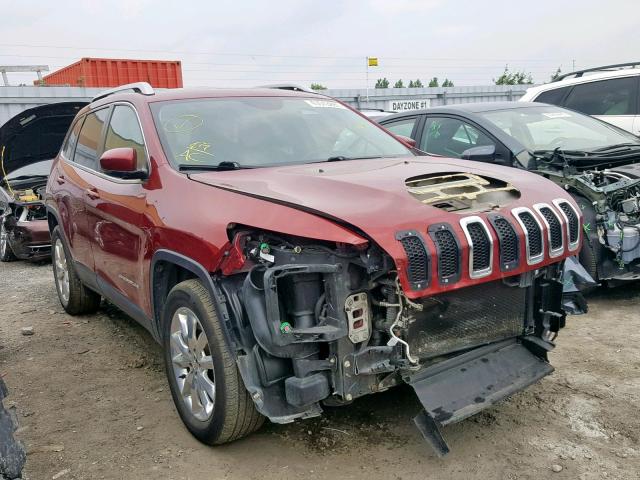 1C4PJMDSXGW149795 - 2016 JEEP CHEROKEE L RED photo 1