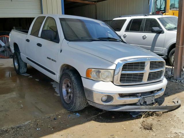 1D7HA18N75J585656 - 2005 DODGE RAM 1500 S WHITE photo 1