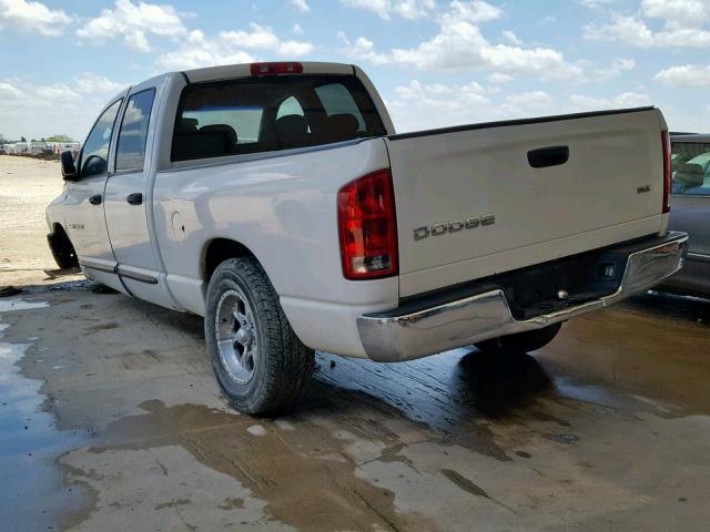 1D7HA18N75J585656 - 2005 DODGE RAM 1500 S WHITE photo 3