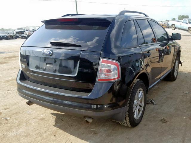 2FMDK36C37BB21222 - 2007 FORD EDGE SE BLACK photo 4