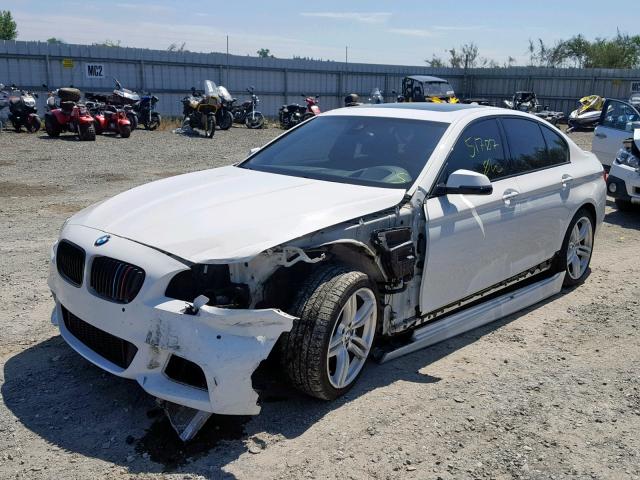 WBAKP9C55ED692463 - 2014 BMW 550 XI WHITE photo 2